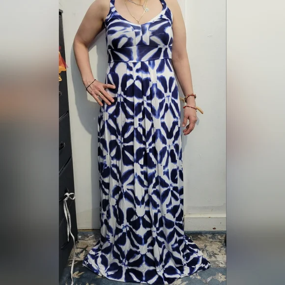 Banana Republic | Dresses | Womens Banana Republic Maxi Dress With Halter  Top Size Medium | Poshmark